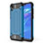 Silikon Hülle Handyhülle Ultra Dünn Schutzhülle 360 Grad Tasche für Huawei Y5 (2019) Blau