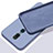 Silikon Hülle Handyhülle Ultra Dünn Schutzhülle 360 Grad Tasche für Oppo A9X Grau