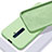 Silikon Hülle Handyhülle Ultra Dünn Schutzhülle 360 Grad Tasche für Oppo Reno2 Z Grün