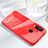 Silikon Hülle Handyhülle Ultra Dünn Schutzhülle 360 Grad Tasche für Samsung Galaxy A60 Rot