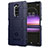 Silikon Hülle Handyhülle Ultra Dünn Schutzhülle 360 Grad Tasche für Sony Xperia 1 Blau
