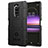 Silikon Hülle Handyhülle Ultra Dünn Schutzhülle 360 Grad Tasche für Sony Xperia XZ4 Schwarz
