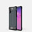 Silikon Hülle Handyhülle Ultra Dünn Schutzhülle 360 Grad Tasche G01 für Samsung Galaxy Note 10 Plus 5G Blau