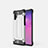 Silikon Hülle Handyhülle Ultra Dünn Schutzhülle 360 Grad Tasche G01 für Samsung Galaxy Note 10 Plus 5G Weiß