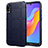Silikon Hülle Handyhülle Ultra Dünn Schutzhülle 360 Grad Tasche S01 für Huawei Honor 8A Blau