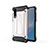 Silikon Hülle Handyhülle Ultra Dünn Schutzhülle 360 Grad Tasche S01 für Huawei P30 Silber