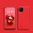 Silikon Hülle Handyhülle Ultra Dünn Schutzhülle 360 Grad Tasche S01 für Huawei P40 Lite Rot