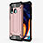 Silikon Hülle Handyhülle Ultra Dünn Schutzhülle 360 Grad Tasche S01 für Samsung Galaxy A60 Rosegold
