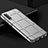 Silikon Hülle Handyhülle Ultra Dünn Schutzhülle 360 Grad Tasche S01 für Samsung Galaxy A70 Silber