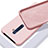 Silikon Hülle Handyhülle Ultra Dünn Schutzhülle 360 Grad Tasche S02 für Oppo Reno2 Rosa