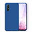 Silikon Hülle Handyhülle Ultra Dünn Schutzhülle 360 Grad Tasche S02 für Oppo Reno3 Pro Blau
