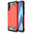 Silikon Hülle Handyhülle Ultra Dünn Schutzhülle 360 Grad Tasche S02 für Samsung Galaxy A70 Rot