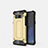 Silikon Hülle Handyhülle Ultra Dünn Schutzhülle 360 Grad Tasche S02 für Samsung Galaxy Note 8 Duos N950F Gold