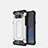Silikon Hülle Handyhülle Ultra Dünn Schutzhülle 360 Grad Tasche S02 für Samsung Galaxy Note 8 Duos N950F Weiß