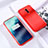 Silikon Hülle Handyhülle Ultra Dünn Schutzhülle 360 Grad Tasche S03 für OnePlus 7T Pro 5G Rot