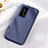 Silikon Hülle Handyhülle Ultra Dünn Schutzhülle 360 Grad Tasche S07 für Huawei P40 Pro+ Plus Blau