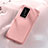 Silikon Hülle Handyhülle Ultra Dünn Schutzhülle 360 Grad Tasche S07 für Huawei P40 Pro+ Plus Rosa