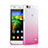 Silikon Hülle Handyhülle Ultra Dünn Schutzhülle Durchsichtig Farbverlauf für Huawei Honor 4C Rosa