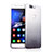 Silikon Hülle Handyhülle Ultra Dünn Schutzhülle Durchsichtig Farbverlauf für Huawei Honor V8 Grau