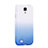 Silikon Hülle Handyhülle Ultra Dünn Schutzhülle Durchsichtig Farbverlauf für Samsung Galaxy S4 i9500 i9505 Blau