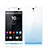 Silikon Hülle Handyhülle Ultra Dünn Schutzhülle Durchsichtig Farbverlauf für Sony Xperia C5 Ultra Blau