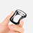 Silikon Hülle Handyhülle Ultra Dünn Schutzhülle Durchsichtig Transparent für Apple iWatch 2 42mm Schwarz