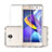 Silikon Hülle Handyhülle Ultra Dünn Schutzhülle Durchsichtig Transparent mit Schutzfolie für Huawei Y5 III Y5 3 Klar