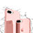 Silikon Hülle Handyhülle Ultra Dünn Schutzhülle Durchsichtig Transparent T03 für Apple iPhone 7 Plus Rosa
