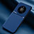 Silikon Hülle Handyhülle Ultra Dünn Schutzhülle Flexible 360 Grad Ganzkörper Tasche C01 für Huawei Mate 40 Pro Blau
