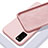 Silikon Hülle Handyhülle Ultra Dünn Schutzhülle Flexible 360 Grad Ganzkörper Tasche C02 für Huawei Honor V30 5G Rosa