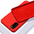 Silikon Hülle Handyhülle Ultra Dünn Schutzhülle Flexible 360 Grad Ganzkörper Tasche C02 für Huawei Honor V30 5G Rot