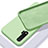 Silikon Hülle Handyhülle Ultra Dünn Schutzhülle Flexible 360 Grad Ganzkörper Tasche C02 für Huawei Nova 6 Grün