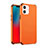Silikon Hülle Handyhülle Ultra Dünn Schutzhülle Flexible 360 Grad Ganzkörper Tasche C03 für Apple iPhone 12 Mini Orange