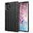 Silikon Hülle Handyhülle Ultra Dünn Schutzhülle Flexible 360 Grad Ganzkörper Tasche C06 für Samsung Galaxy Note 10 Plus 5G Schwarz