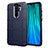 Silikon Hülle Handyhülle Ultra Dünn Schutzhülle Flexible 360 Grad Ganzkörper Tasche C06 für Xiaomi Redmi Note 8 Pro Blau