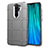Silikon Hülle Handyhülle Ultra Dünn Schutzhülle Flexible 360 Grad Ganzkörper Tasche C06 für Xiaomi Redmi Note 8 Pro Silber