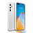 Silikon Hülle Handyhülle Ultra Dünn Schutzhülle Flexible 360 Grad Ganzkörper Tasche N01 für Huawei P40 Weiß