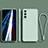 Silikon Hülle Handyhülle Ultra Dünn Schutzhülle Flexible 360 Grad Ganzkörper Tasche R01 für Samsung Galaxy S21 5G Minzgrün