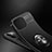 Silikon Hülle Handyhülle Ultra Dünn Schutzhülle Flexible Tasche Silikon mit Magnetisch Fingerring Ständer N03 für Apple iPhone 12 Pro Max