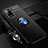 Silikon Hülle Handyhülle Ultra Dünn Schutzhülle Flexible Tasche Silikon mit Magnetisch Fingerring Ständer T01 für Huawei Honor Play4 Pro 5G