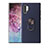 Silikon Hülle Handyhülle Ultra Dünn Schutzhülle Flexible Tasche Silikon mit Magnetisch Fingerring Ständer T01 für Samsung Galaxy Note 10 Plus