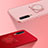 Silikon Hülle Handyhülle Ultra Dünn Schutzhülle Flexible Tasche Silikon mit Magnetisch Fingerring Ständer T01 für Xiaomi Mi A3