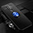 Silikon Hülle Handyhülle Ultra Dünn Schutzhülle Flexible Tasche Silikon mit Magnetisch Fingerring Ständer T01 für Xiaomi Redmi 10X 4G