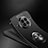 Silikon Hülle Handyhülle Ultra Dünn Schutzhülle Flexible Tasche Silikon mit Magnetisch Fingerring Ständer T02 für Xiaomi Mi 10T Lite 5G
