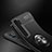 Silikon Hülle Handyhülle Ultra Dünn Schutzhülle Flexible Tasche Silikon mit Magnetisch Fingerring Ständer T02 für Xiaomi Mi Note 10