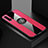 Silikon Hülle Handyhülle Ultra Dünn Schutzhülle Flexible Tasche Silikon mit Magnetisch Fingerring Ständer T04 für Huawei Nova 5