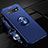 Silikon Hülle Handyhülle Ultra Dünn Schutzhülle Flexible Tasche Silikon mit Magnetisch Fingerring Ständer T05 für Samsung Galaxy S10 Plus