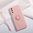 Silikon Hülle Handyhülle Ultra Dünn Schutzhülle Flexible Tasche Silikon mit Magnetisch Fingerring Ständer T06 für Oppo Find X2 Pro Rosa