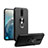 Silikon Hülle Handyhülle Ultra Dünn Schutzhülle Flexible Tasche Silikon mit Magnetisch Fingerring Ständer T08 für Xiaomi Mi 9T Pro Schwarz