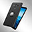 Silikon Hülle Handyhülle Ultra Dünn Schutzhülle Silikon mit Fingerring Ständer A02 für Huawei Mate 10 Pro Schwarz